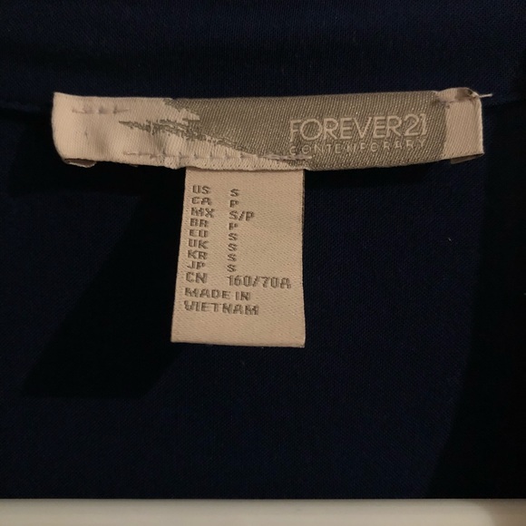 S Navy Blue Short Romper - Picture 3 of 5